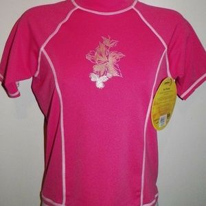 Women M ActivSkinz SPF Rash Guard Swim Surf Top